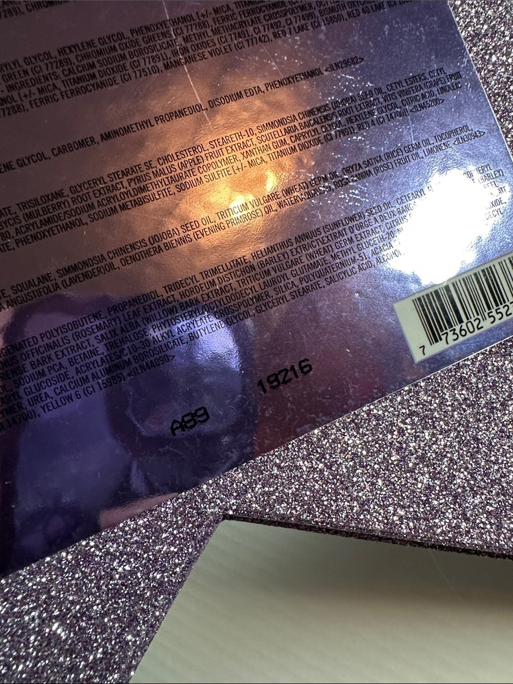 MAC • Stars For Days 2019 Limited Edition Advent Calendar Lavender Glitter Box - Picture 17 of 17